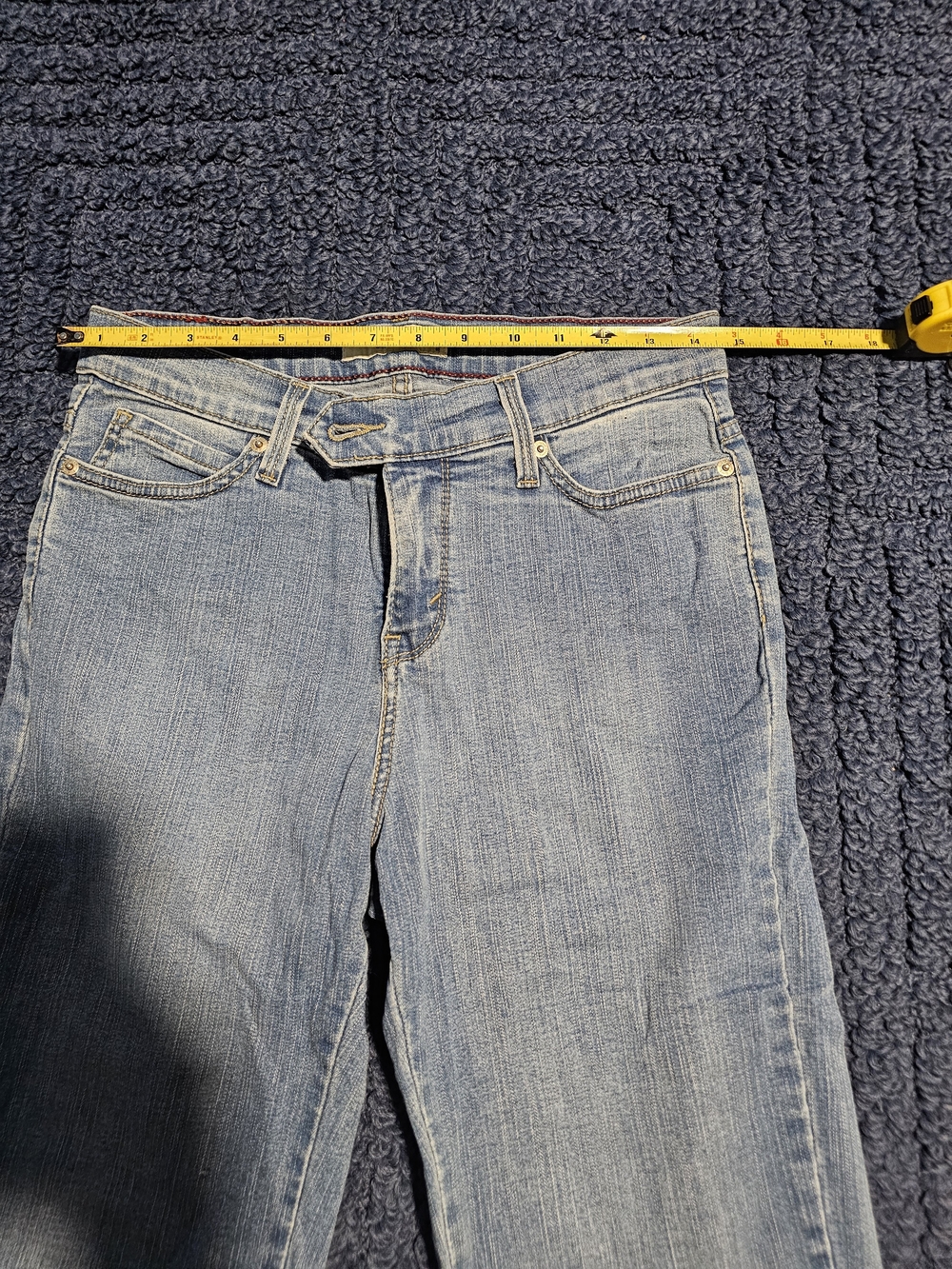 Levi's Light Blue Stretch Women's Jean Capri's